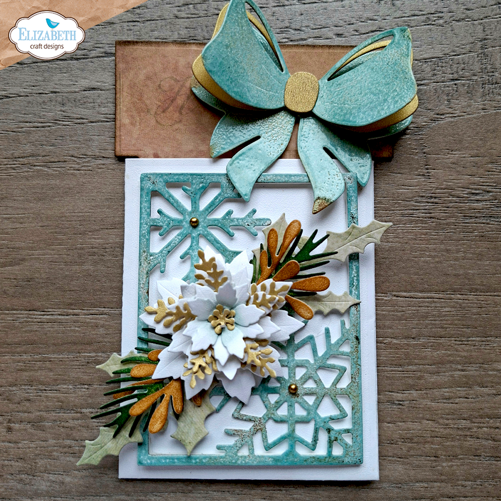 Elizabeth Craft Designs Warm Wishes Dies Decorative Gift Card Holder (2398)