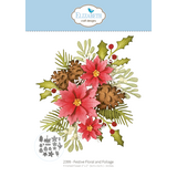 Elizabeth Craft Designs Warm Wishes Dies Festive Floral and Foliage (2399)