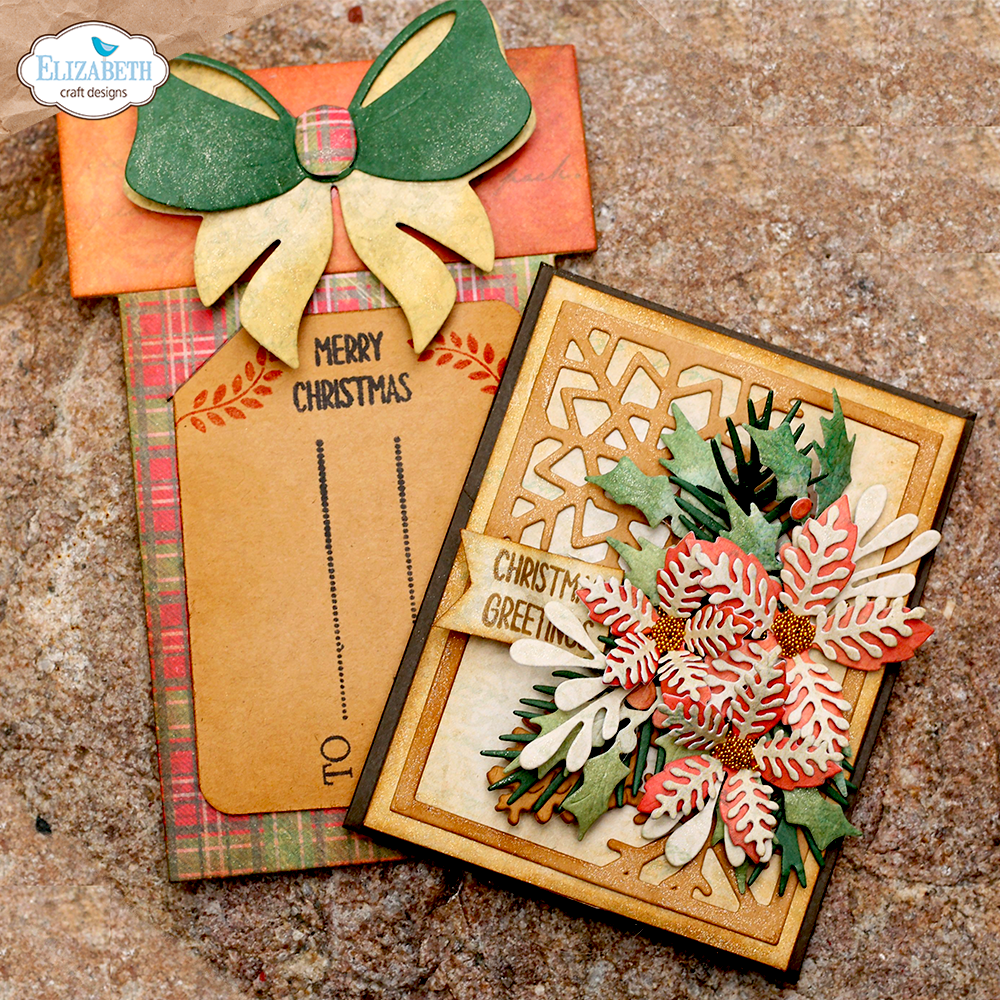 Elizabeth Craft Designs Warm Wishes Dies Festive Floral and Foliage (2399) Elizabeth Craft Designs Warm Wishes Dies Festive Floral and Foliage (2399)