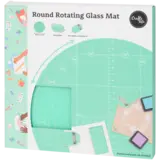 Crafts & Co. Round Rotating Glass Mat (3223769)