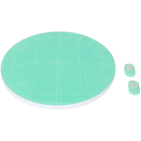 Crafts & Co. Round Rotating Glass Mat (3223769)