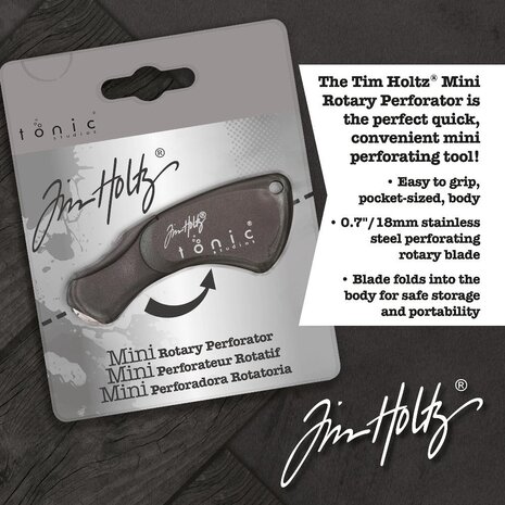 Tonic Studios Tim Holtz Mini Rotary Perforator (806E)