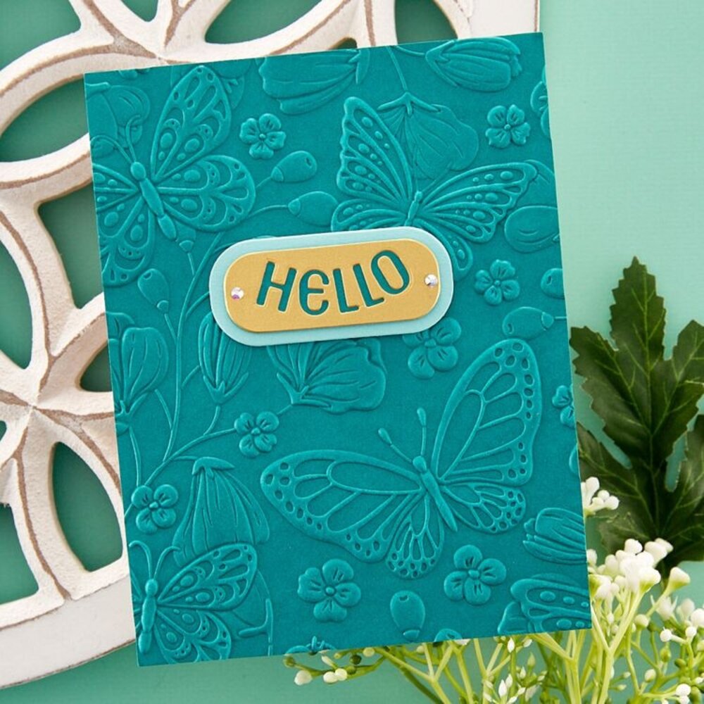 Spellbinders Beautiful Butterflies 3D Embossing Folder (E3D-055) Spellbinders Beautiful Butterflies 3D Embossing Folder (E3D-055)