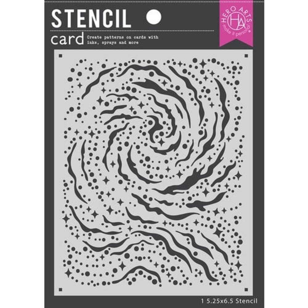 Hero Arts Nebula Cluster Stencils (SA219) Hero Arts Nebula Cluster Stencils (SA219)
