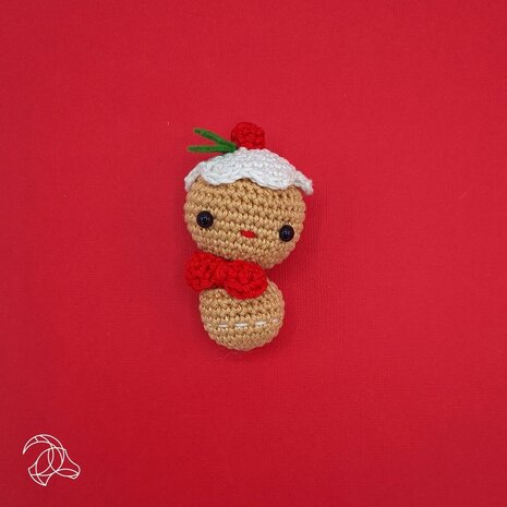 Hardicraft Mini Gingerbread Man Crochet Kit (HC-40MB082) Hardicraft Mini Gingerbread Man Crochet Kit (HC-40MB082)