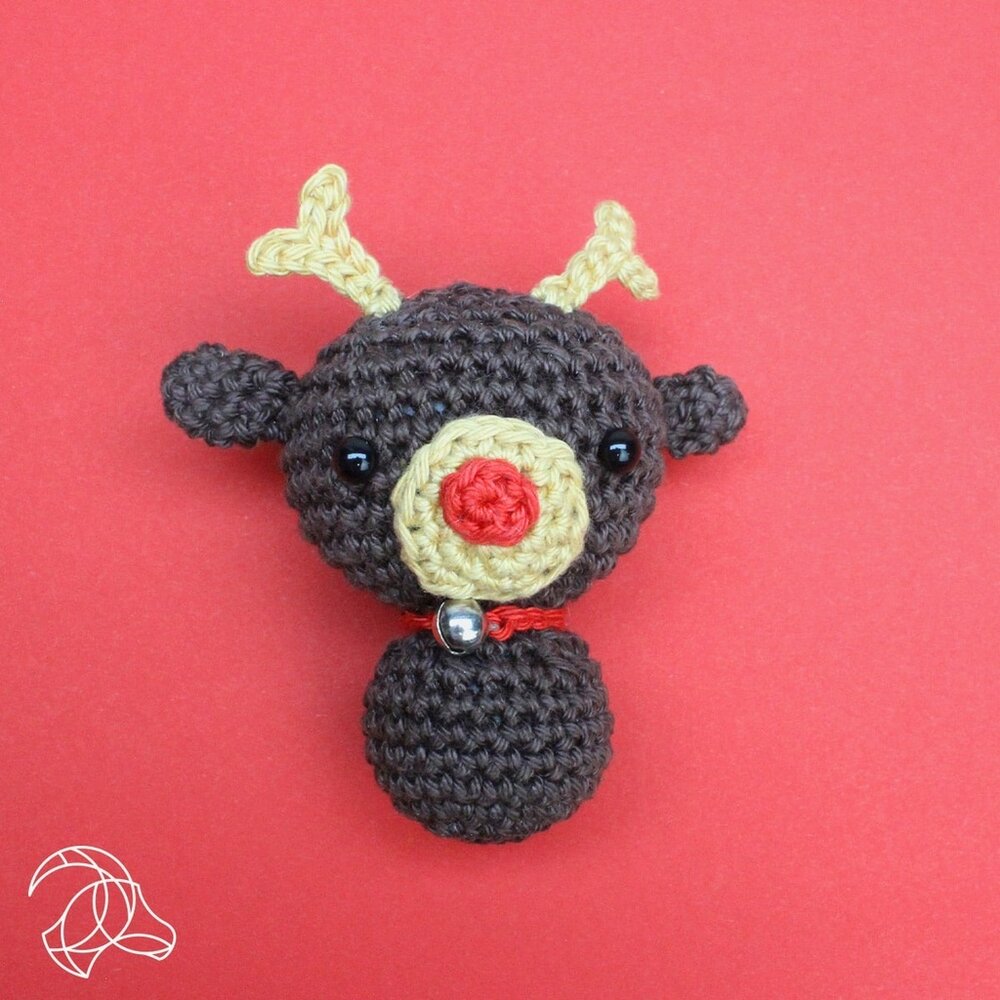Hardicraft Mini Reindeer Crochet Kit (HC-40MB112)