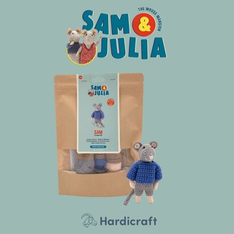 Hardicraft Sam & Julia Sam Mouse Crochet Kit (HC-43SJ001)