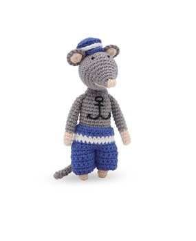 Hardicraft Sam & Julia Grandpa Sailor Mouse Crochet Kit (HC-43SJ008) Hardicraft Sam & Julia Grandpa Sailor Mouse Crochet Kit (HC-43SJ008)