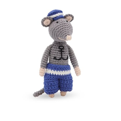 Hardicraft Sam & Julia Grandpa Sailor Mouse Crochet Kit (HC-43SJ008) Hardicraft Sam & Julia Grandpa Sailor Mouse Crochet Kit (HC-43SJ008)