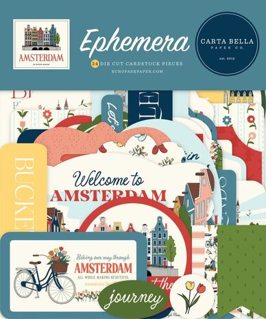Carta Bella Amsterdam Ephemera (CBAD544024) Carta Bella Amsterdam Ephemera (CBAD544024)