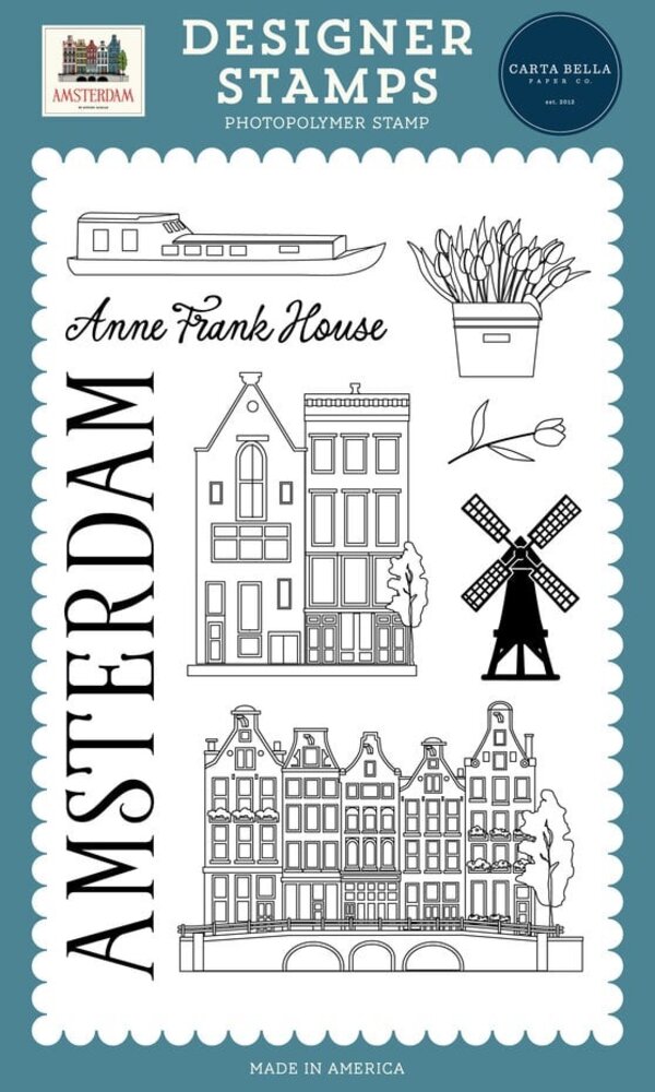 Carta Bella Amsterdam Clear Stamps (CBAD544041) Carta Bella Amsterdam Clear Stamps (CBAD544041)