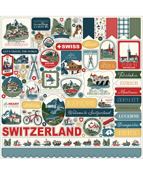 Carta Bella Switzerland Element Sticker (CBSW545014) Carta Bella Switzerland Element Sticker (CBSW545014)