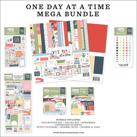 Echo Park One Day At A Time 12x12 Inch Mega Bundle (ODT546050) Echo Park One Day At A Time 12x12 Inch Mega Bundle (ODT546050)