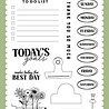 Echo Park One Day At A Time Clear Stamps Set To Do List (ODT546043)