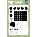Echo Park One Day At A Time Clear Stamps Set Weekly Plan (ODT546044)