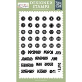 Echo Park One Day At A Time Clear Stamps Set Date (ODT546045)