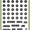 Echo Park One Day At A Time Clear Stamps Set Date (ODT546045)