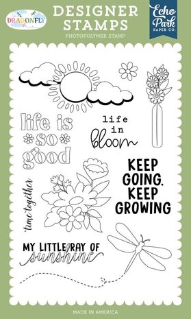 Echo Park Dragonfly Clear Stamps Set Time Together (DGF547046) Echo Park Dragonfly Clear Stamps Set Time Together (DGF547046)