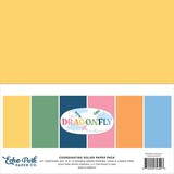 Echo Park Dragonfly 12x12 Inch Coordination Solids Paper Pack (DGF547015)
