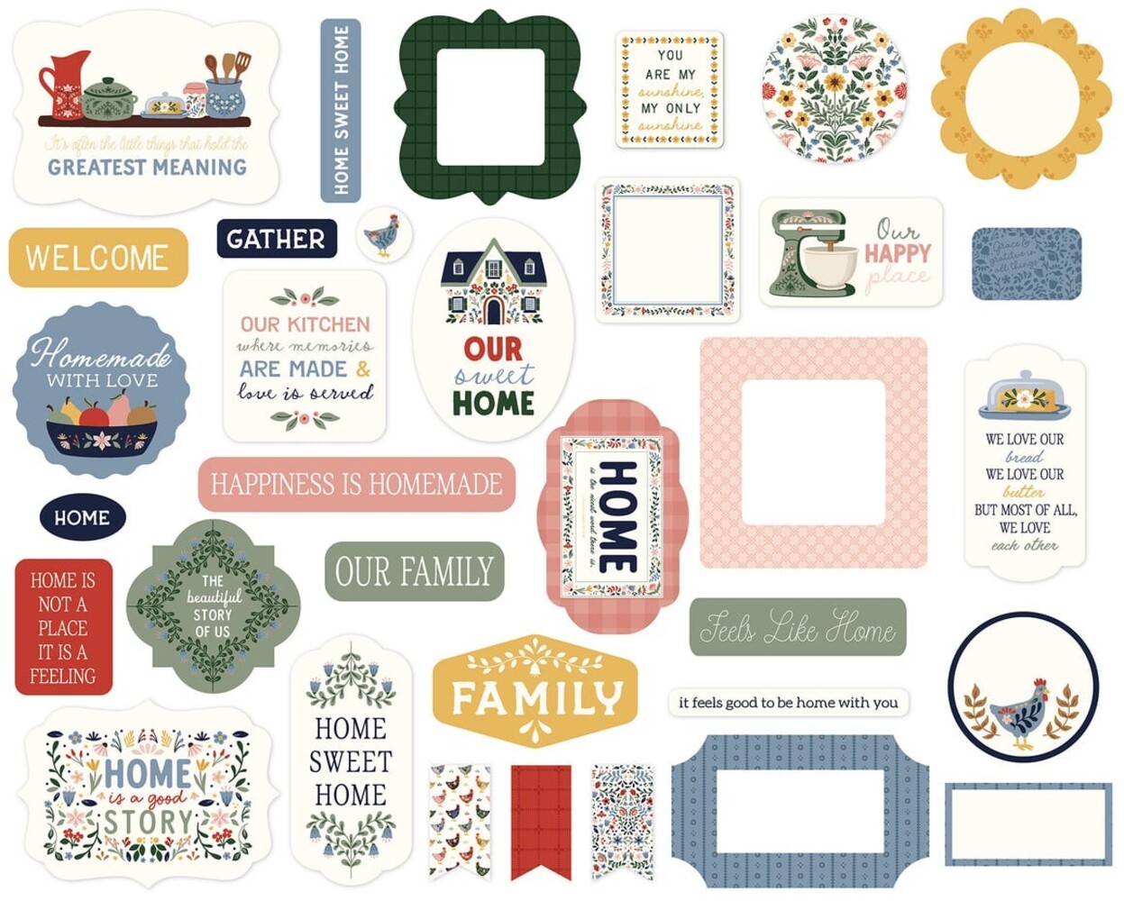 Echo Park Welcome Home Ephemera (WH548024) Echo Park Welcome Home Ephemera (WH548024)