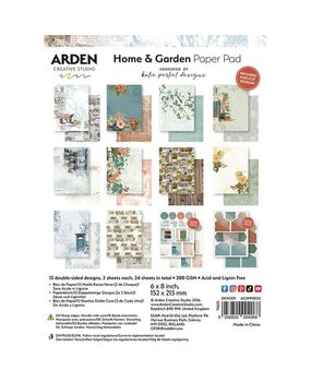 Arden Creative Studio PRE-ORDER Home & Garden 6x8 Inch Paper Pad (ACSPP0035)