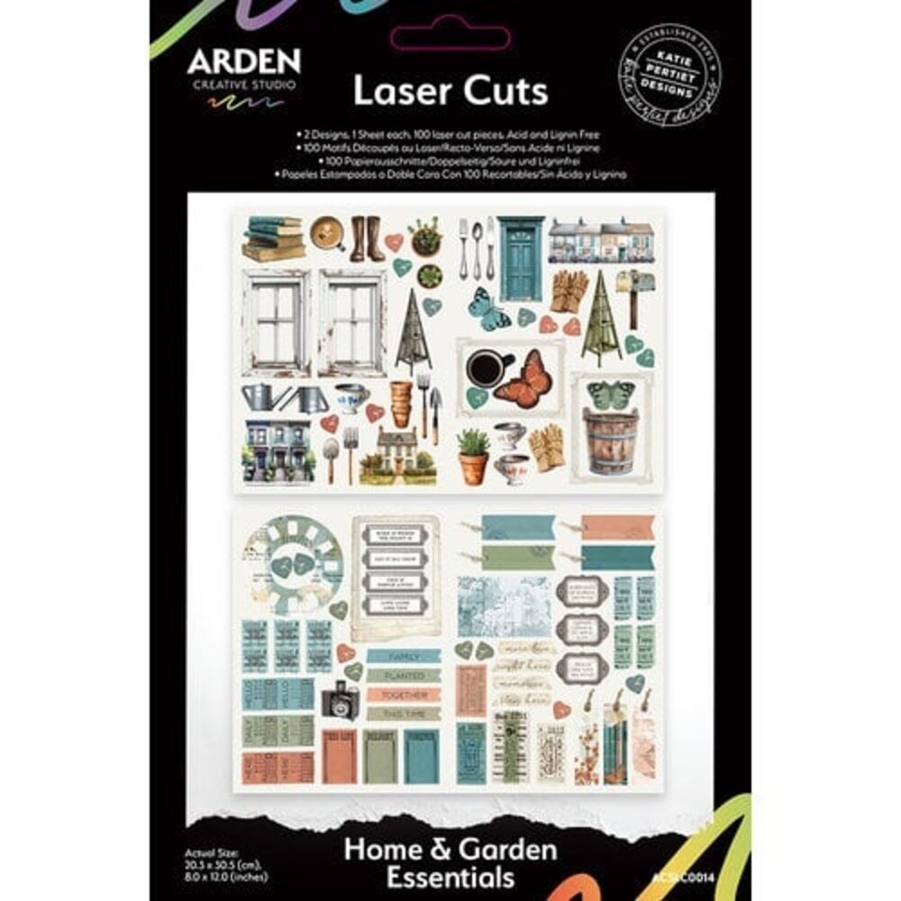 Arden Creative Studio PRE-ORDER Home & Garden Laser Cuts Essentials (ACSLC0014) Arden Creative Studio PRE-ORDER Home & Garden Laser Cuts Essentials (ACSLC0014)
