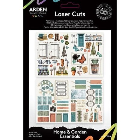 Arden Creative Studio PRE-ORDER Home & Garden Laser Cuts Essentials (ACSLC0014) Arden Creative Studio PRE-ORDER Home & Garden Laser Cuts Essentials (ACSLC0014)