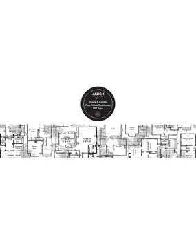 Arden Creative Studio PRE-ORDER Home & Garden Floor Notes Continuous Kiss-Cut PET Tape (ACSCT0011)