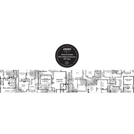 Arden Creative Studio PRE-ORDER Home & Garden Floor Notes Continuous Kiss-Cut PET Tape (ACSCT0011) Arden Creative Studio PRE-ORDER Home & Garden Floor Notes Continuous Kiss-Cut PET Tape (ACSCT0011)