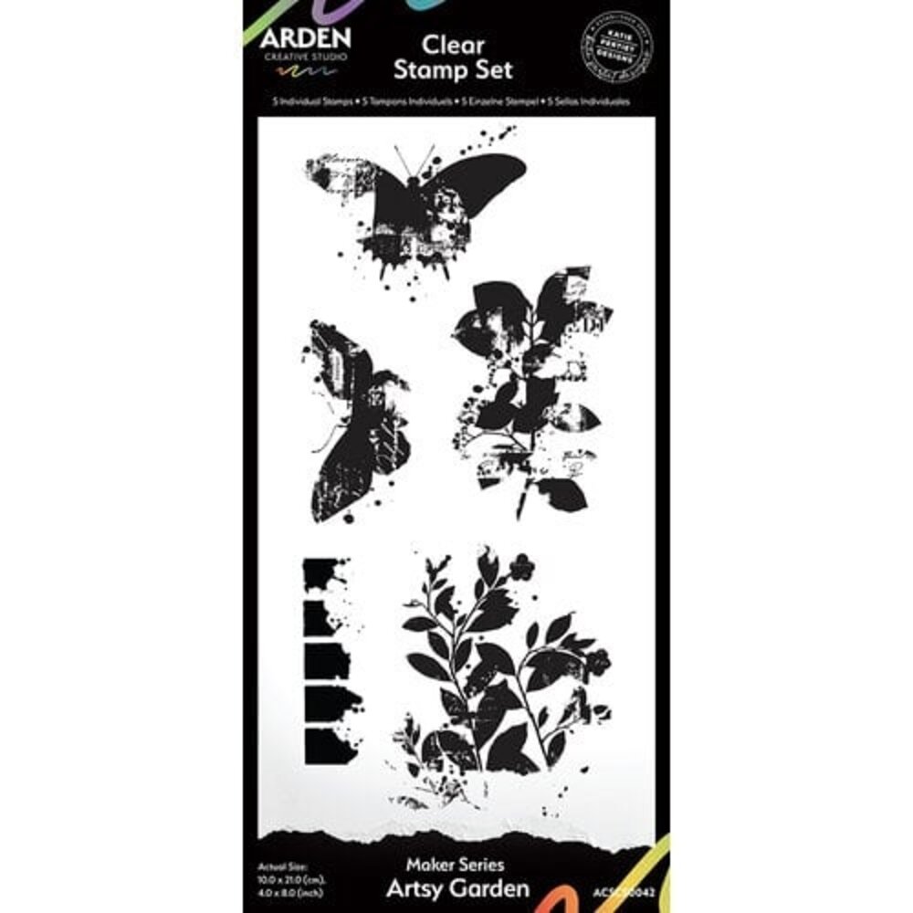 Arden Creative Studio PRE-ORDER Home & Garden 4x8 Inch Clear Stamp Set Artsy Garden (ACSCS0042) Arden Creative Studio PRE-ORDER Home & Garden 4x8 Inch Clear Stamp Set Artsy Garden (ACSCS0042)