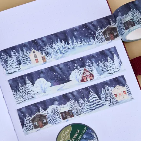 Plan & Plot Studio Midnight Forest Washi Tape 30mm (WT165)