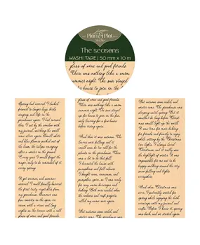 Plan & Plot Studio The Seasons Washi Tape 50mm (WT162)