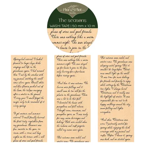 Plan & Plot Studio The Seasons Washi Tape 50mm (WT162)