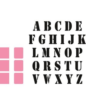 Marianne Design Collectable Alfabet (COL1396) Marianne Design Collectable Alfabet (COL1396)