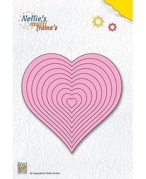 Nellie Snellen Multi Frame Straight Heart (MFD060) Nellie Snellen Multi Frame Straight Heart (MFD060)