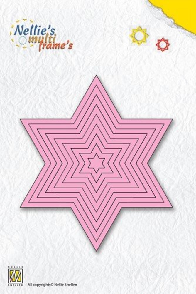 Nellie Snellen Multi Frame Straight Star (MFD061) Nellie Snellen Multi Frame Straight Star (MFD061)