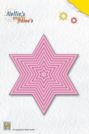 Nellie Snellen Multi Frame Straight Star (MFD061) Nellie Snellen Multi Frame Straight Star (MFD061)