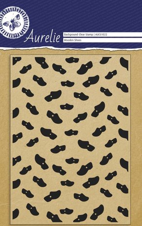 Aurelie Wooden Shoes Background Clear Stamp (AUCS1022)