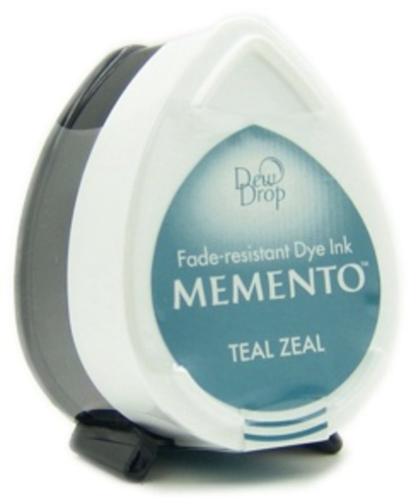 Tsukineko Memento Teal Zeal Dye Ink Dew Drop (MD-602) Tsukineko Memento Teal Zeal Dye Ink Dew Drop (MD-602)