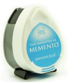 Tsukineko Memento Bahama Blue Dye Ink Dew Drop (MD-601) Tsukineko Memento Bahama Blue Dye Ink Dew Drop (MD-601)