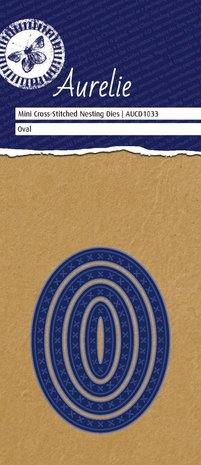 Aurelie Cross-Stitch Oval Mini Nesting Die (AUCD1033)