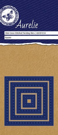 Aurelie Cross-Stitch Square Mini Nesting Die (AUCD1034) Aurelie Cross-Stitch Square Mini Nesting Die (AUCD1034)