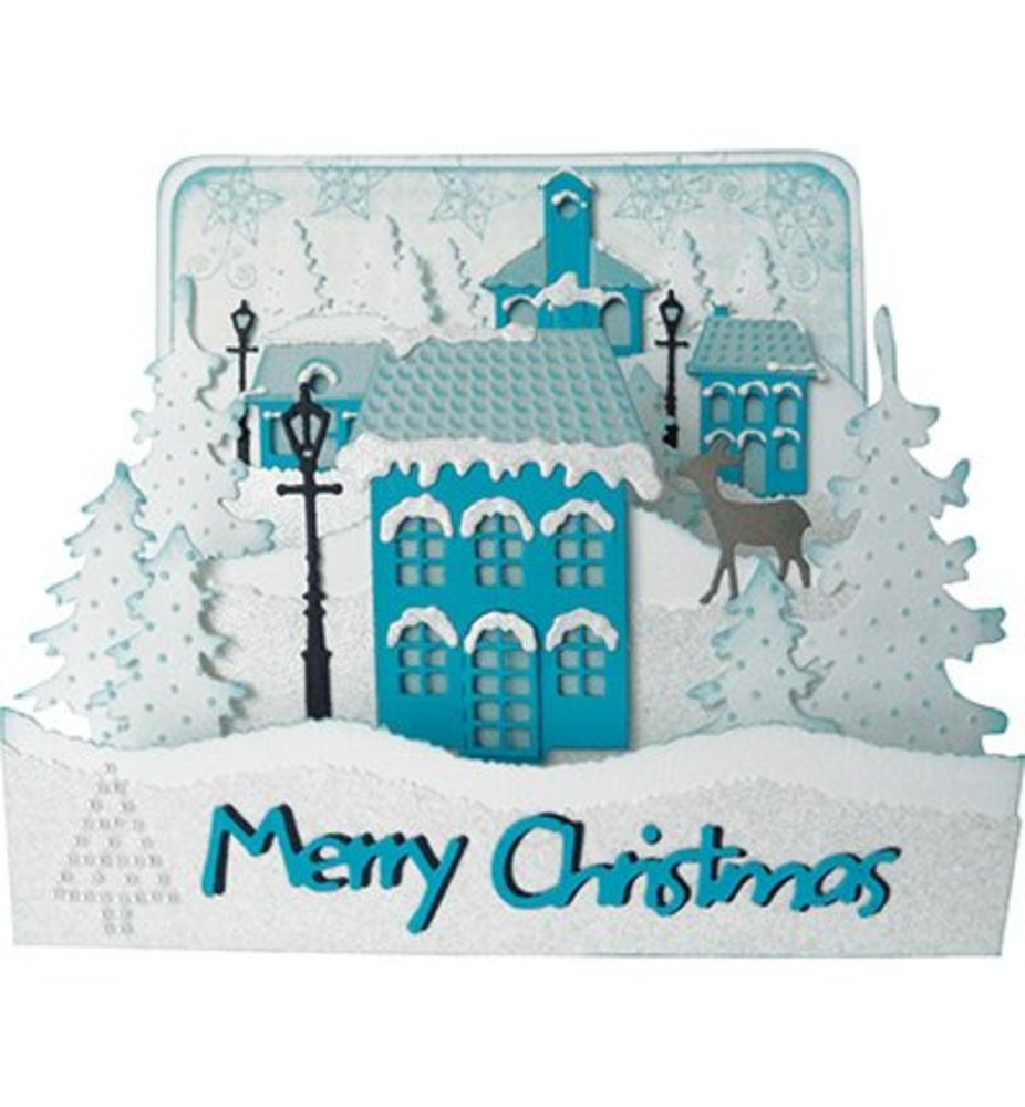 Marianne Design Collectable Christmas Village Hoog (COL1326) Marianne Design Collectable Christmas Village Hoog (COL1326)