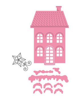 Marianne Design Collectable Christmas Village Hoog (COL1326) Marianne Design Collectable Christmas Village Hoog (COL1326)