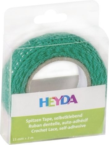 Heyda Self-Adhesive Crochet Lace Turquoise (203584556)