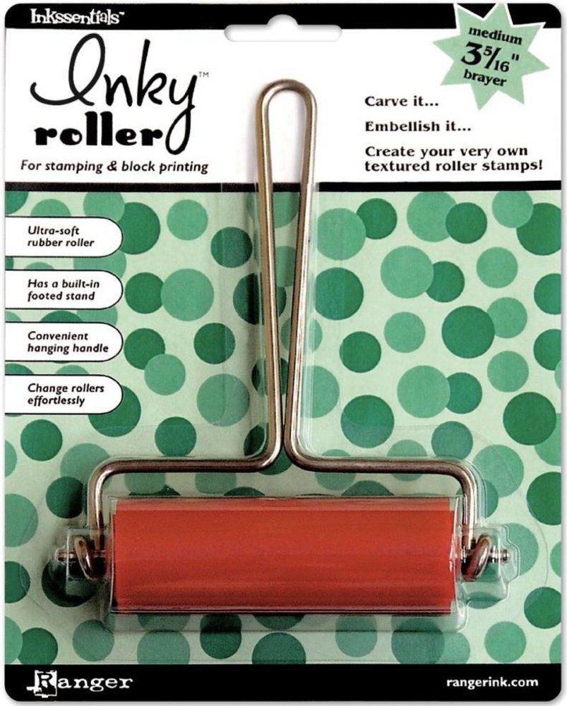 Ranger Inky Roller 3,3 Inch For Stamping & Block Printing (BRA09887)