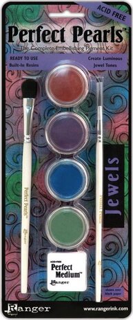 Ranger Perfect Pearls Jewels Pigment Powder Kit (PPP16007) Ranger Perfect Pearls Jewels Pigment Powder Kit (PPP16007)