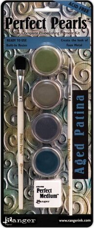 Ranger Perfect Pearls Aged Patina Pigment Powder Kit (PPP21803)