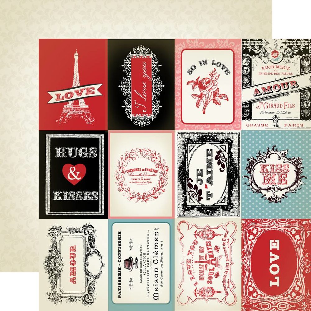 Carta Bella Amour 12x12 Inch Collection Kit (CBAM49016) Carta Bella Amour 12x12 Inch Collection Kit (CBAM49016)