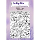 IndigoBlu Kibble Pups A6 Rubber Stamp (IND0233)